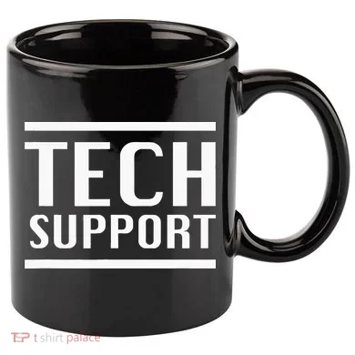Tech Support 11oz C Handle Ceramic Mug
