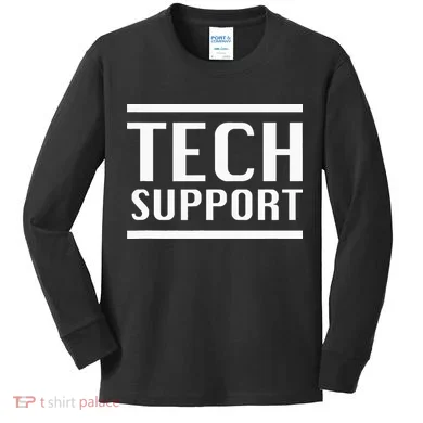 Tech Support Kids Long Sleeve Shirt