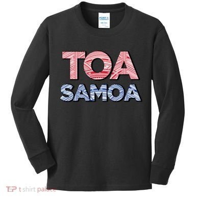 Toa Samoa Kids Long Sleeve Shirt