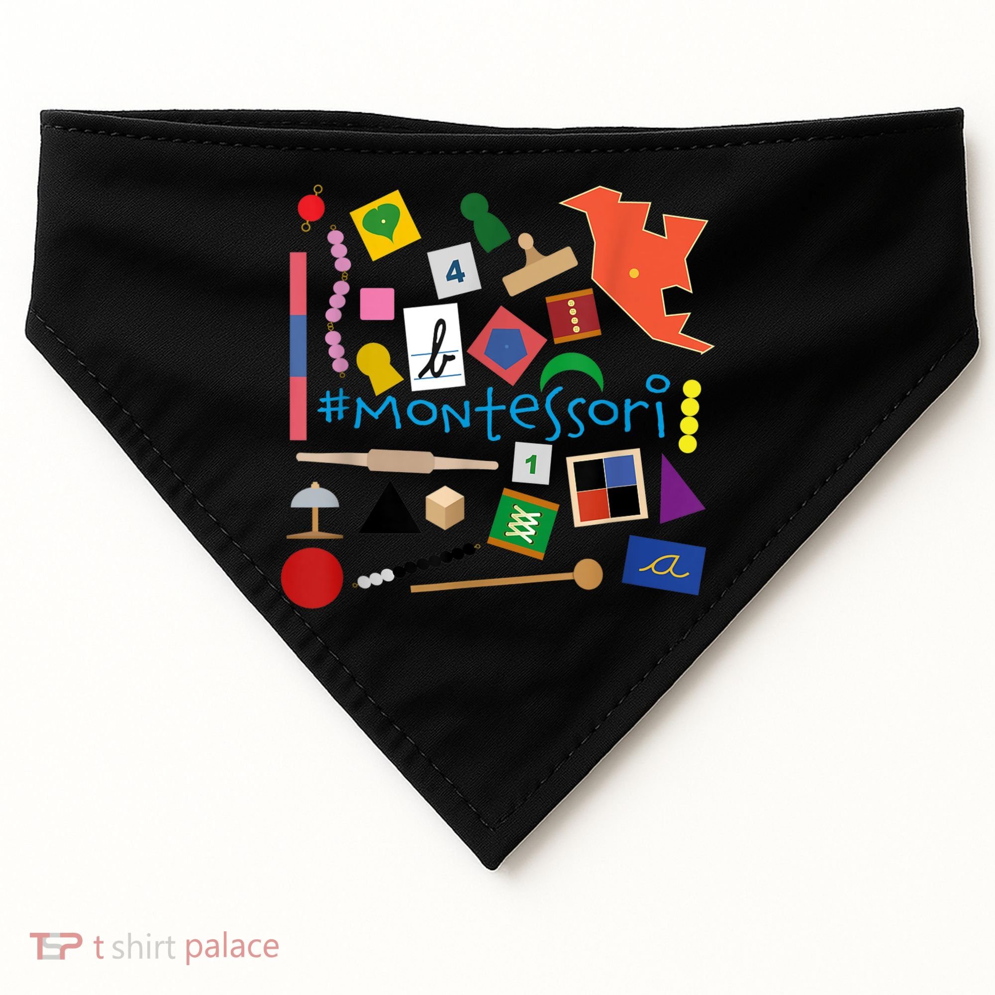 The Small Things In Montessori Materials Love Montessori USA-Made Doggie Bandana