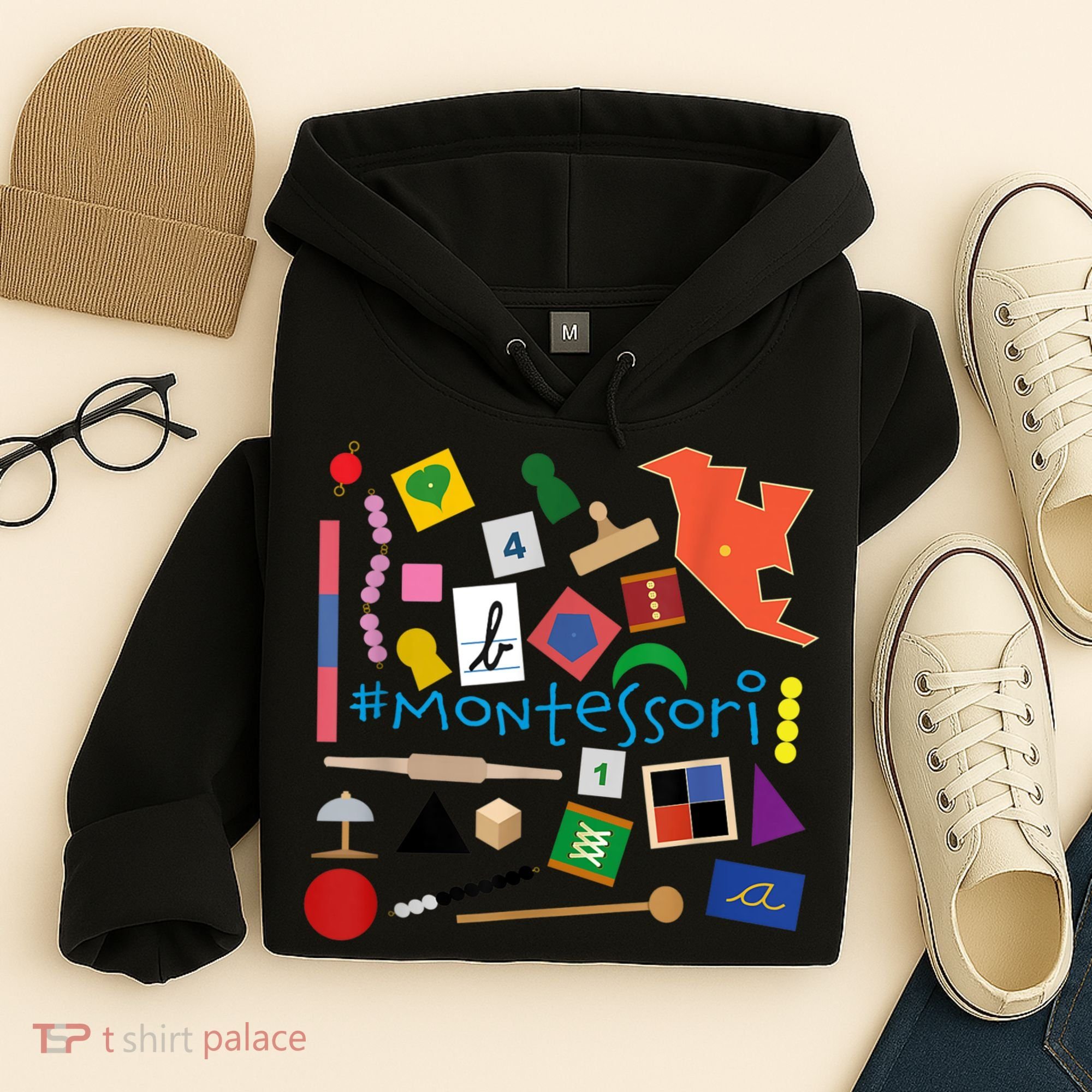 The Small Things In Montessori Materials Love Montessori Hoodie