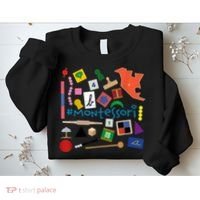 The Small Things In Montessori Materials Love Montessori Sweatshirt thumb 2