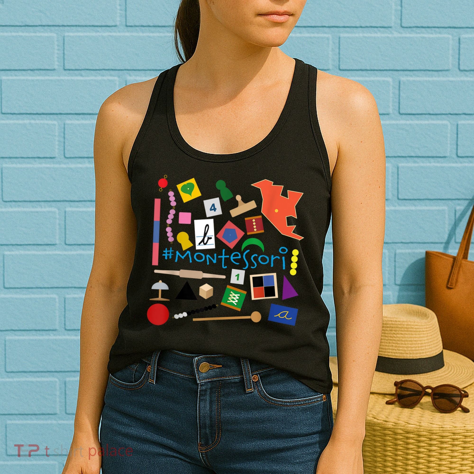 The Small Things In Montessori Materials Love Montessori Women's Tank Top