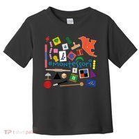 The Small Things In Montessori Materials Love Montessori Toddler T-Shirt thumb 0
