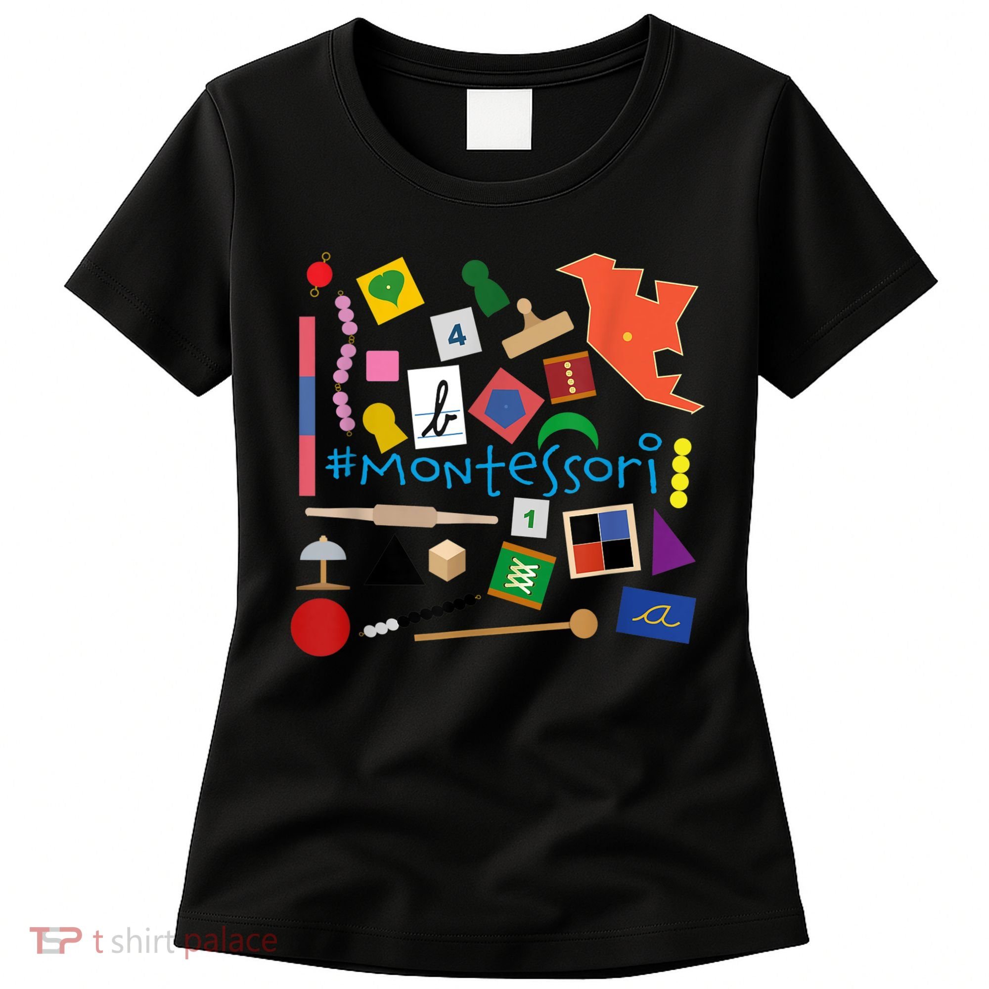 The Small Things In Montessori Materials Love Montessori Women's T-Shirt