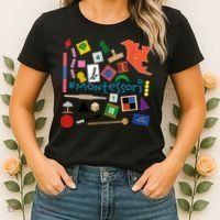 The Small Things In Montessori Materials Love Montessori Women's T-Shirt thumb 2