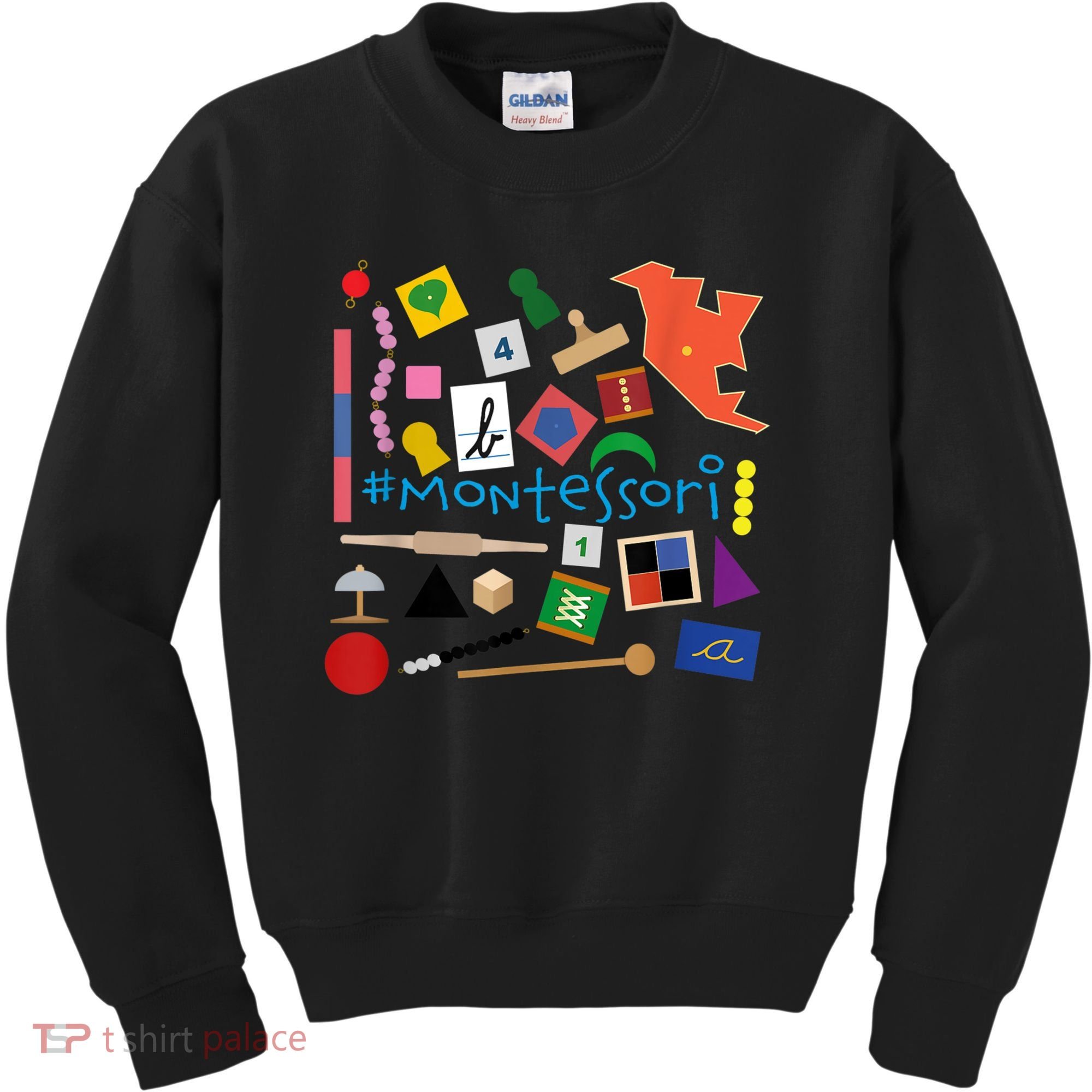 The Small Things In Montessori Materials Love Montessori Kids Sweatshirt