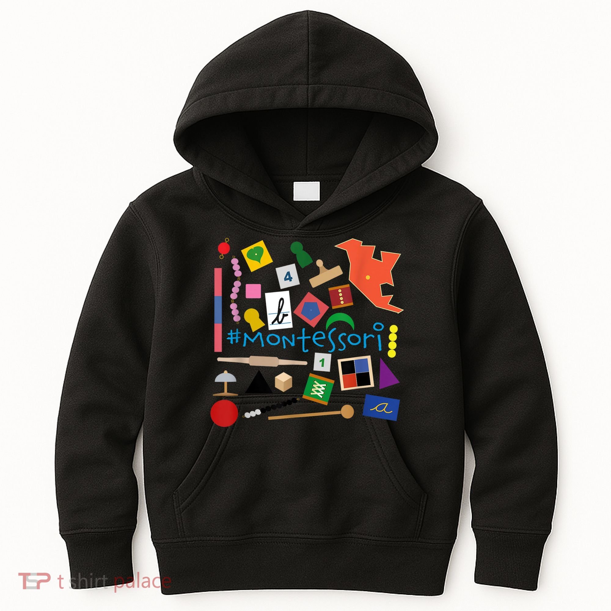 The Small Things In Montessori Materials Love Montessori Kids Hoodie