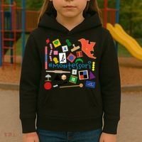 The Small Things In Montessori Materials Love Montessori Kids Hoodie thumb 3