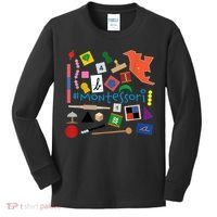 The Small Things In Montessori Materials Love Montessori Kids Long Sleeve Shirt thumb 0