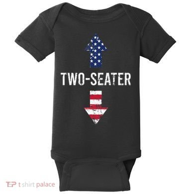 Two Seater TwoSeater 2 Seater Two Seater Baby Bodysuit