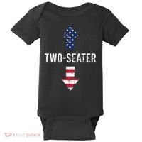 Two Seater TwoSeater 2 Seater Two Seater Baby Bodysuit thumb 0