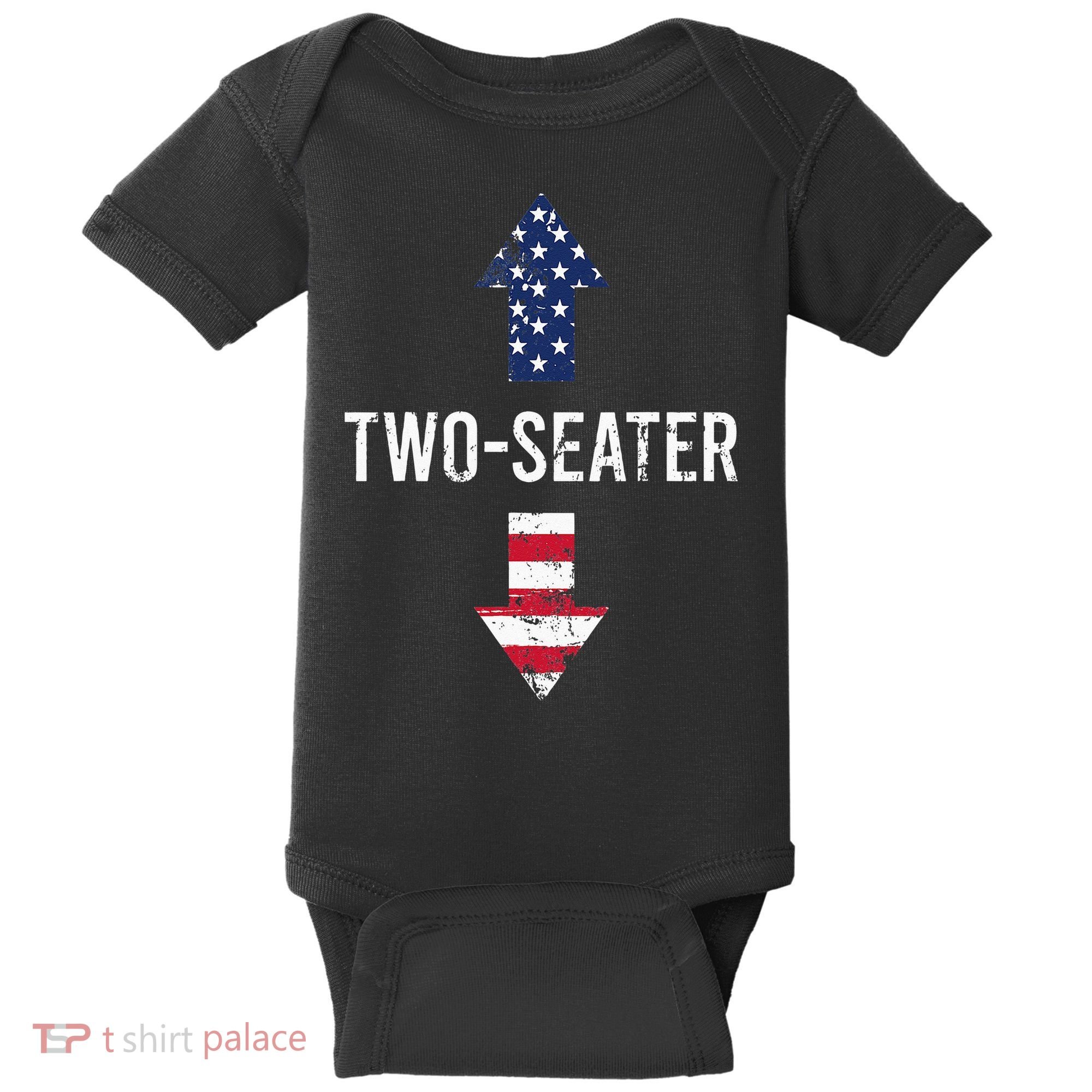 Two Seater TwoSeater 2 Seater Two Seater Baby Bodysuit