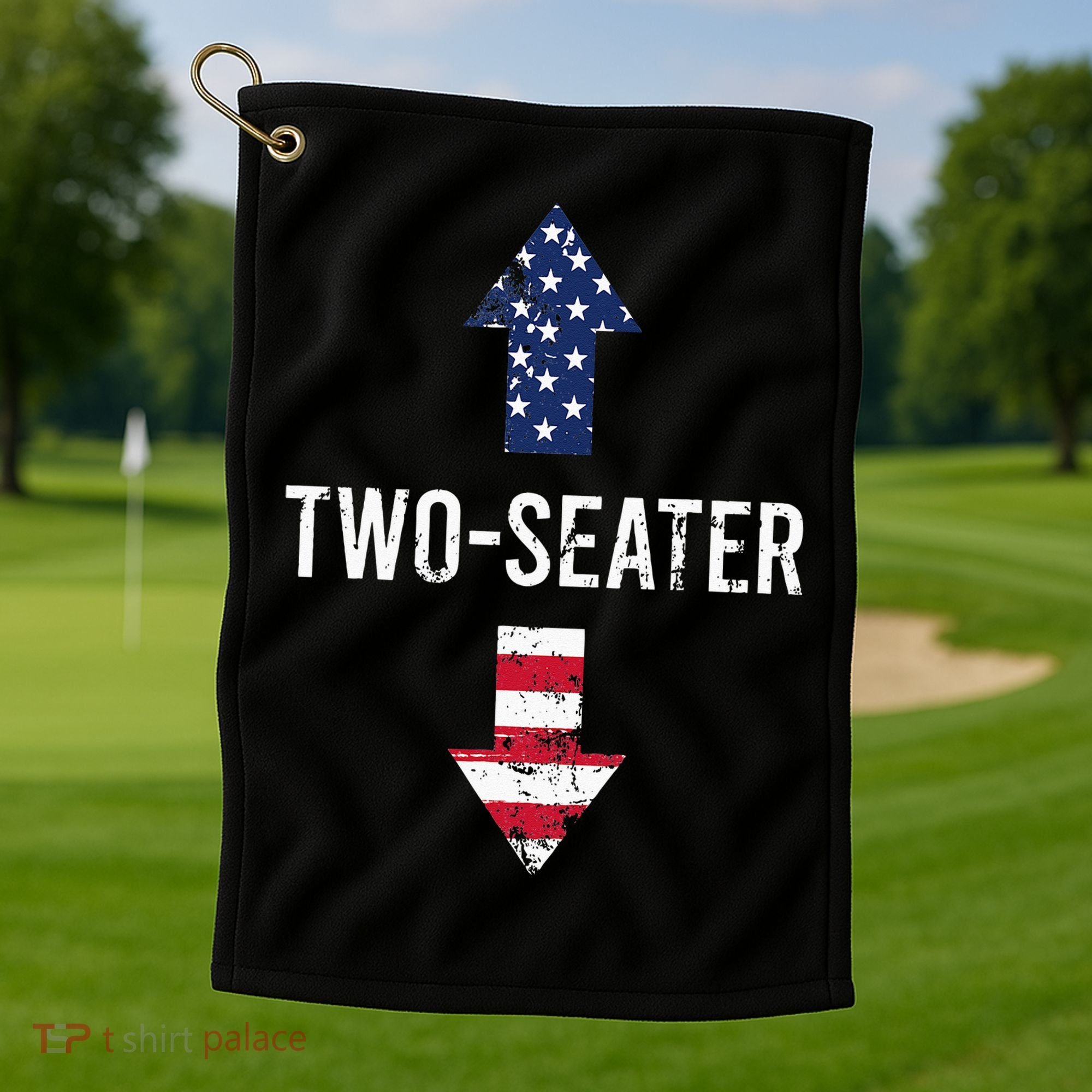 Two Seater TwoSeater 2 Seater Two Seater Golf Towel