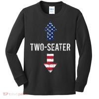 Two Seater TwoSeater 2 Seater Two Seater Kids Long Sleeve Shirt thumb 0