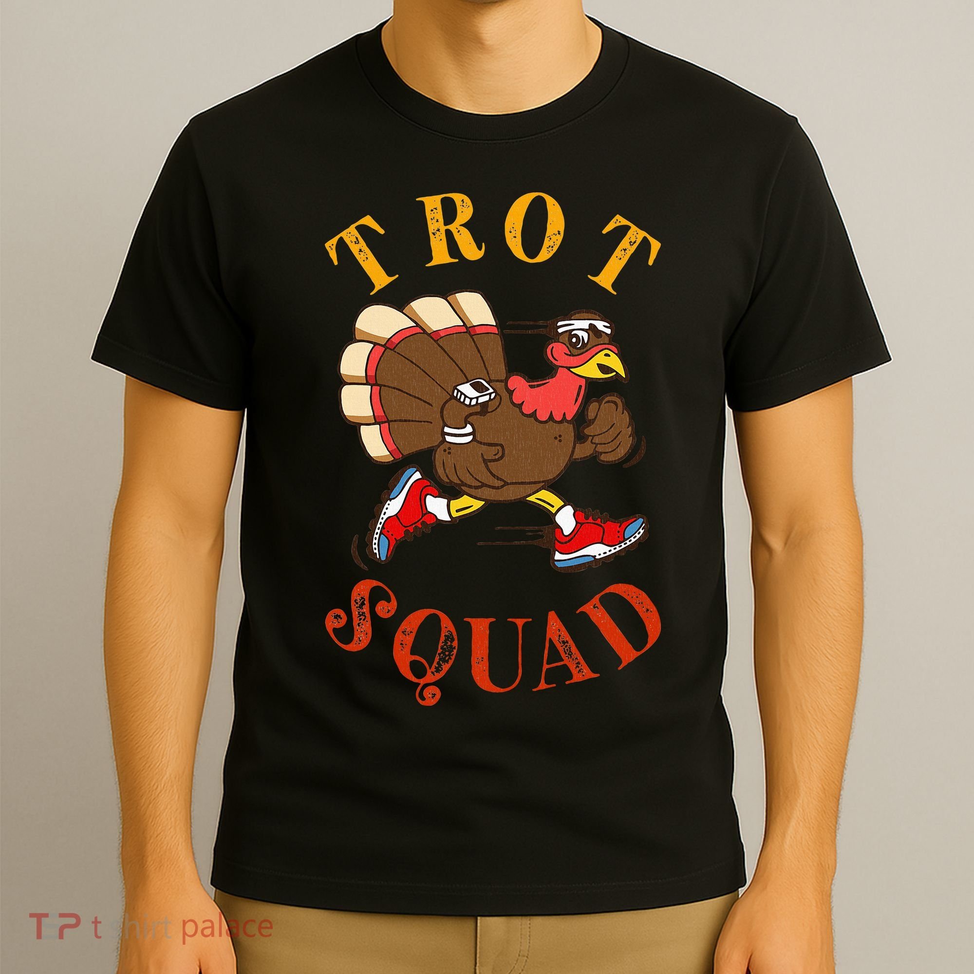 Trot Squad Thanksgiving Turkey Trot Costume T-Shirt