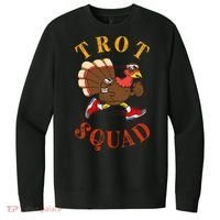 Trot Squad Thanksgiving Turkey Trot Costume V.I.T. Fleece Crew Sweatshirt thumb 0