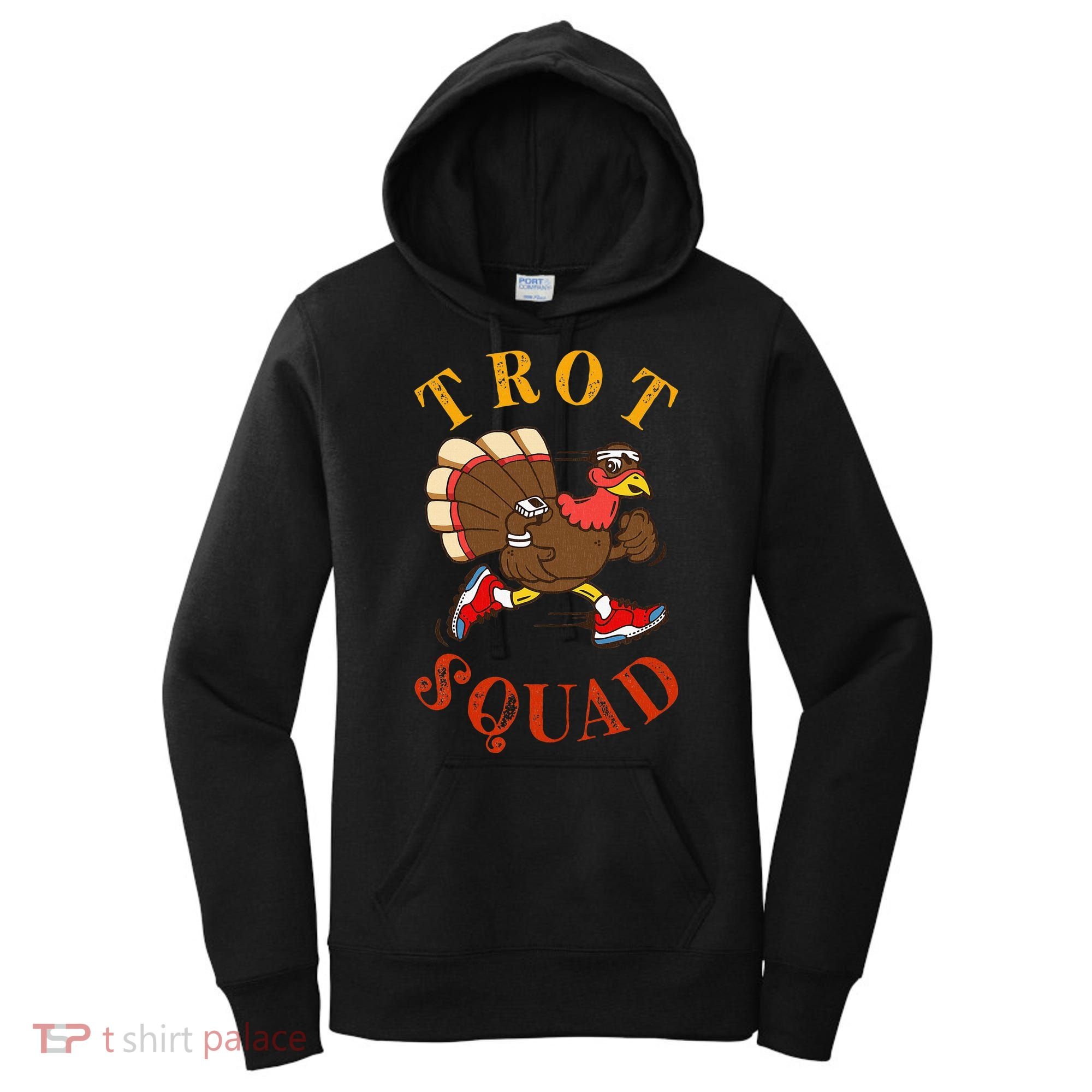 Trot Squad Thanksgiving Turkey Trot Costume Women's Hoodie