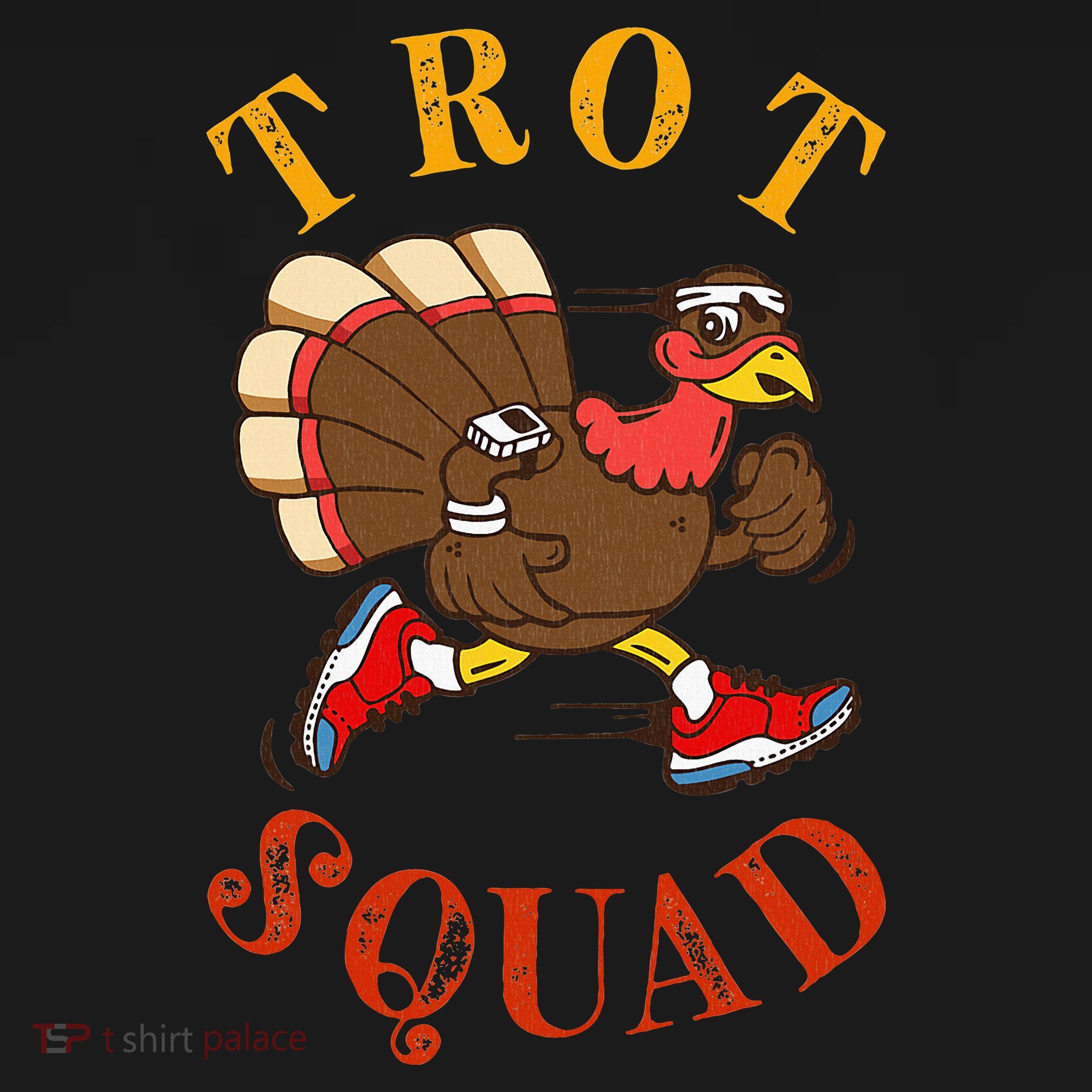 Trot Squad Thanksgiving Turkey Trot Costume Mousepad