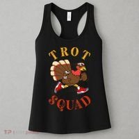 Trot Squad Thanksgiving Turkey Trot Costume Women's Tank Top thumb 3