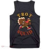 Trot Squad Thanksgiving Turkey Trot Costume Tank Top thumb 0