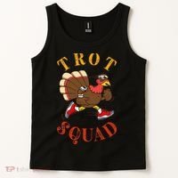 Trot Squad Thanksgiving Turkey Trot Costume Tank Top thumb 2