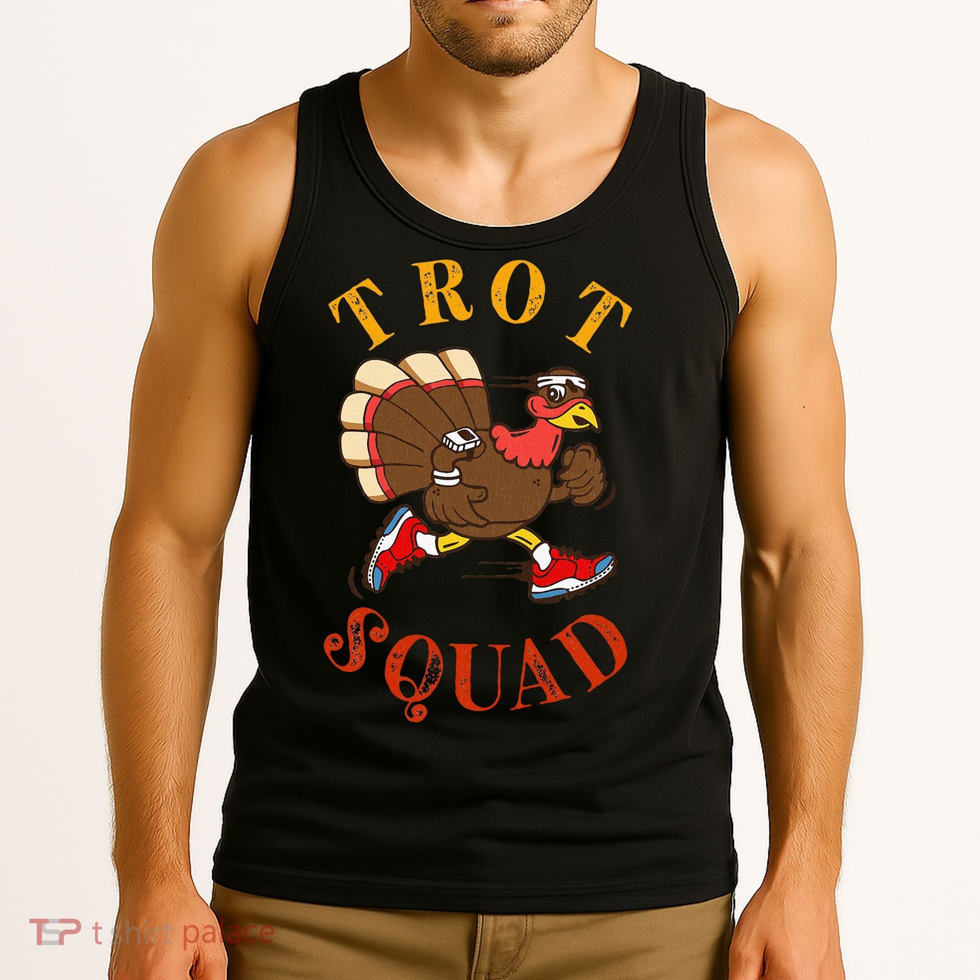 Trot Squad Thanksgiving Turkey Trot Costume Tank Top