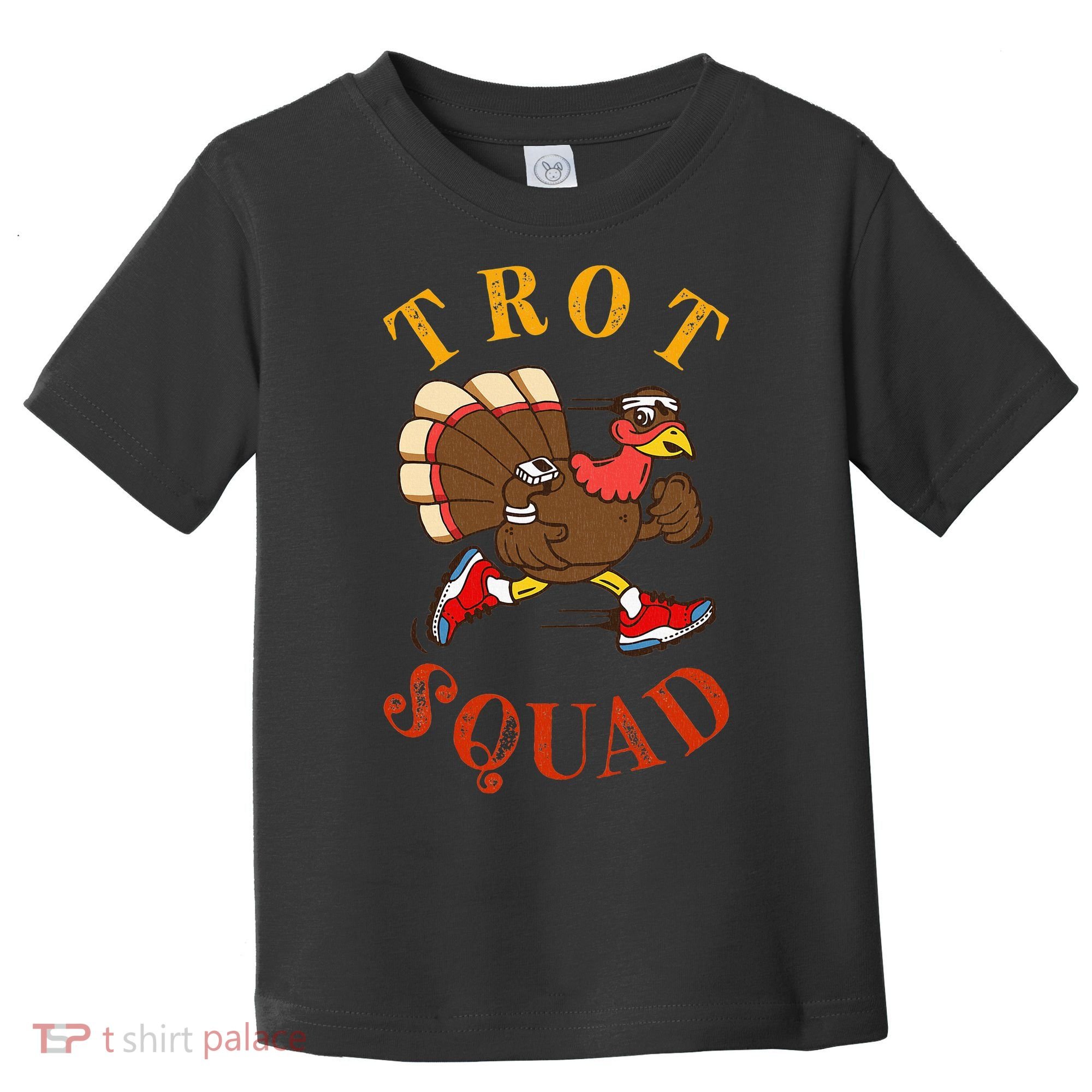 Trot Squad Thanksgiving Turkey Trot Costume Toddler T-Shirt