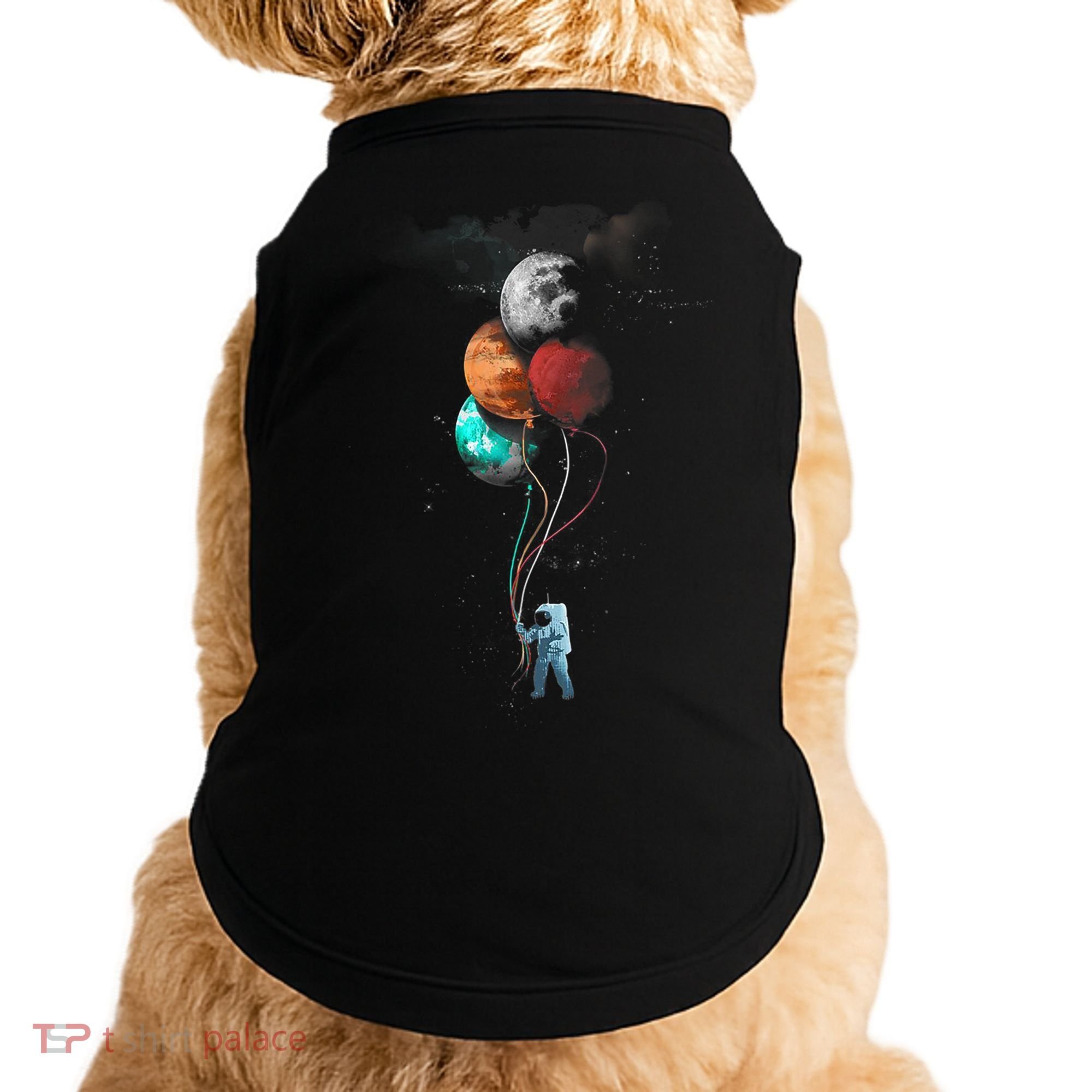 The Spaceman's Trip Astronaut Space Planets Balloons Doggie Tank