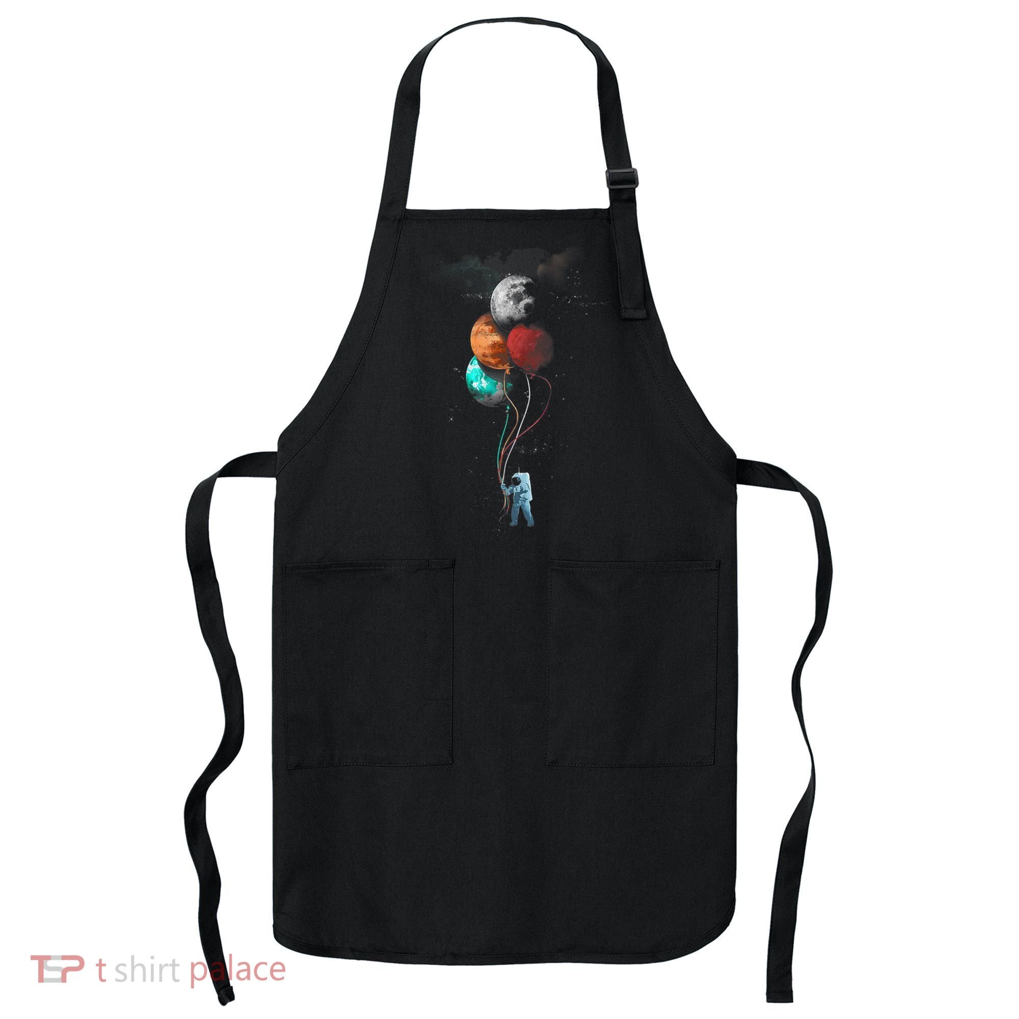 The Spaceman's Trip Astronaut Space Planets Balloons Apron