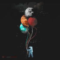 The Spaceman's Trip Astronaut Space Planets Balloons Backpack thumb 2
