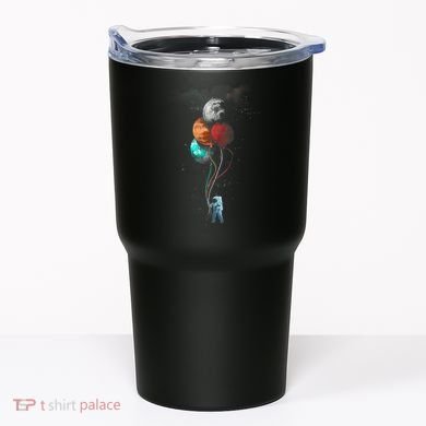 The Spaceman's Trip Astronaut Space Planets Balloons Tumbler