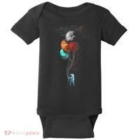 The Spaceman's Trip Astronaut Space Planets Balloons Baby Bodysuit thumb 0