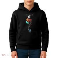 The Spaceman's Trip Astronaut Space Planets Balloons Kids Hoodie thumb 4
