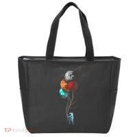 The Spaceman's Trip Astronaut Space Planets Balloons Tote Bag thumb 0