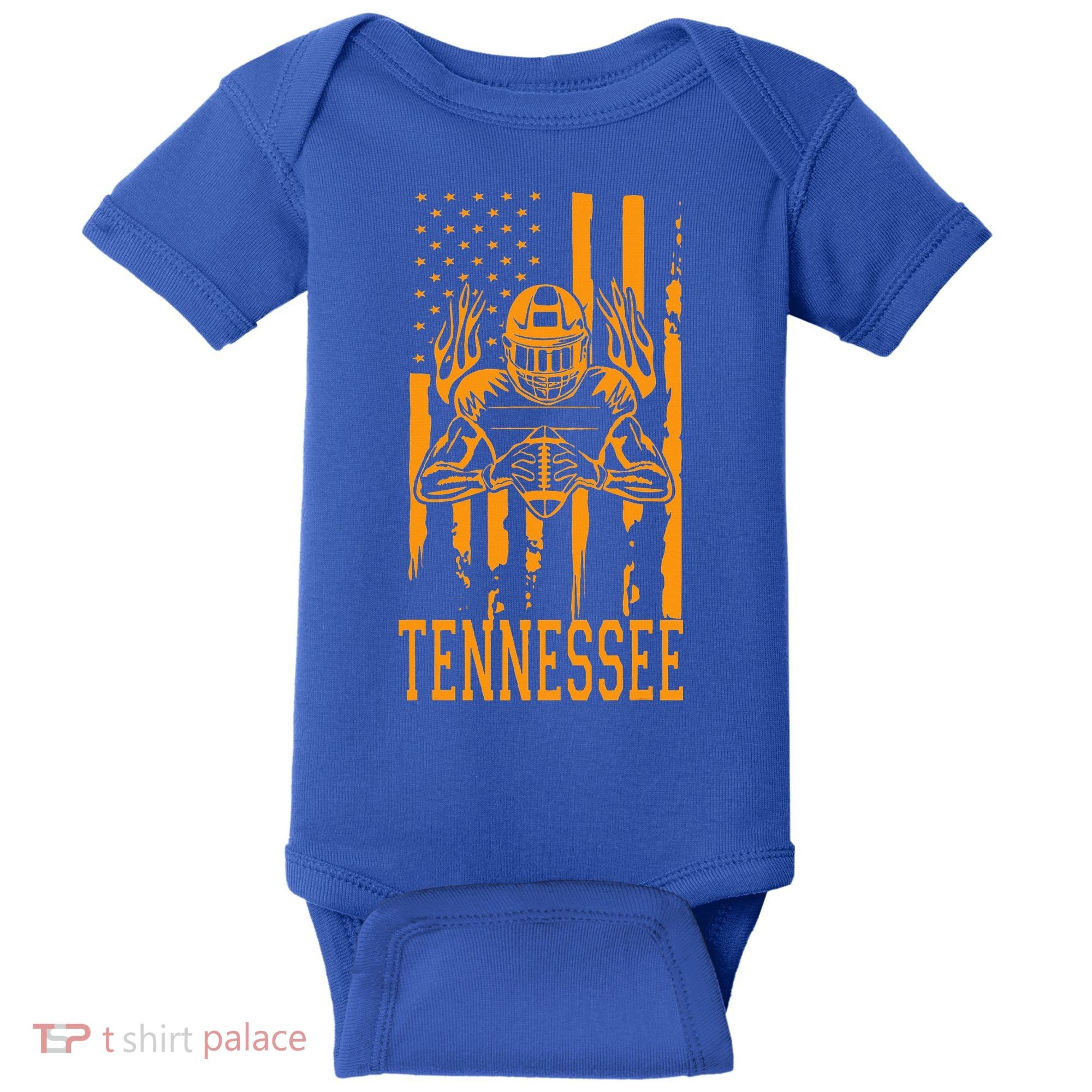Tennessee State Tennessee Orange Game Day TN Baby Bodysuit