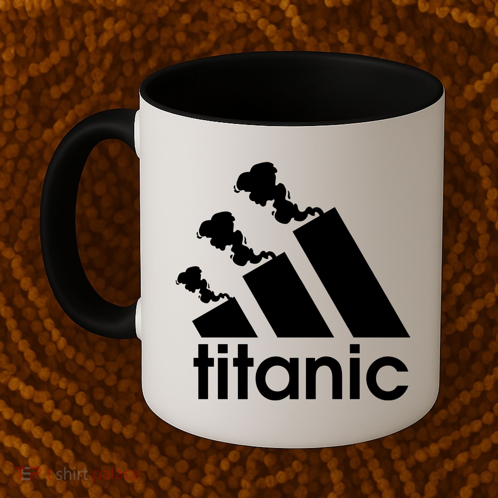 Titanic Sinking Too Soon Parody Spoof Coffee Mug