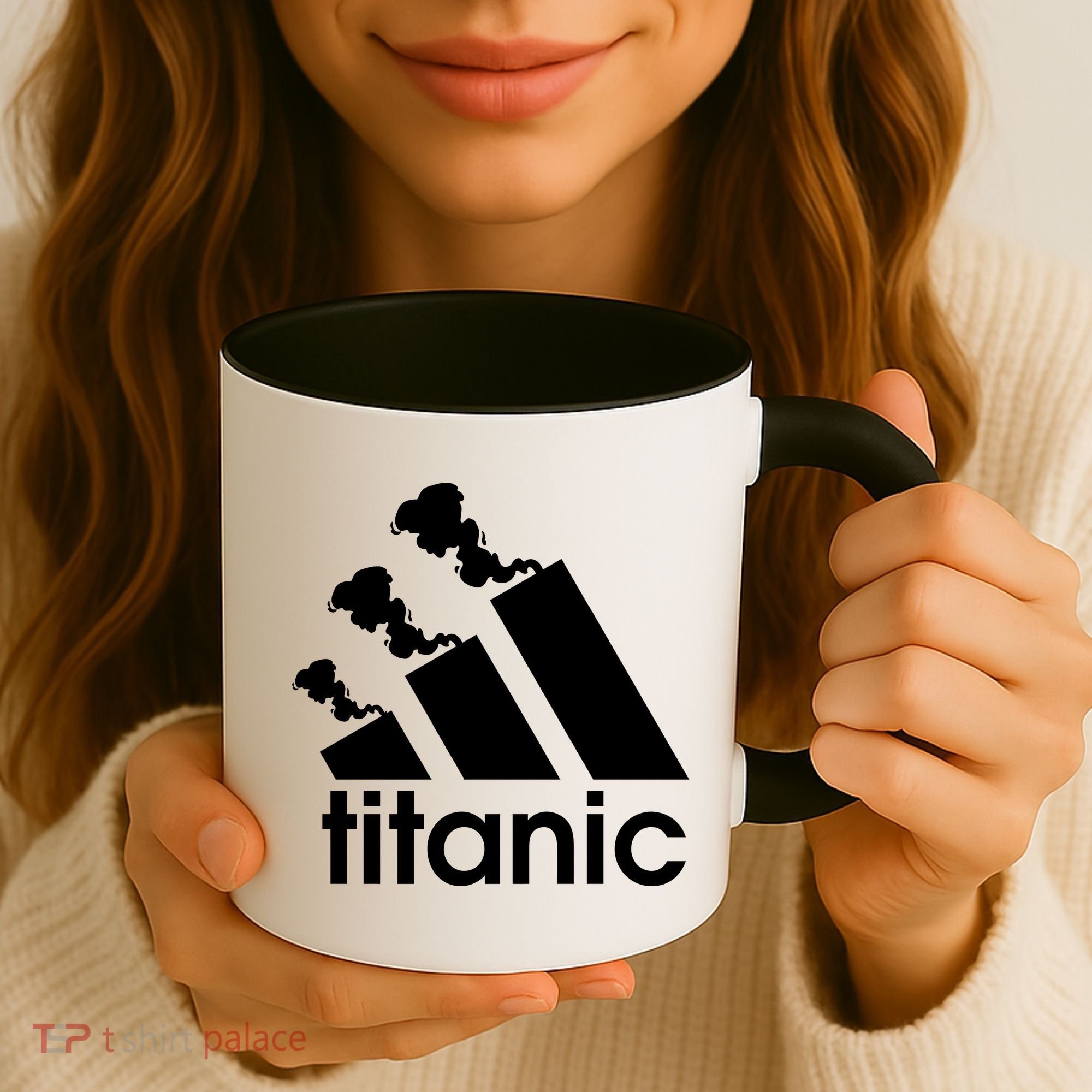 Titanic Sinking Too Soon Parody Spoof Coffee Mug