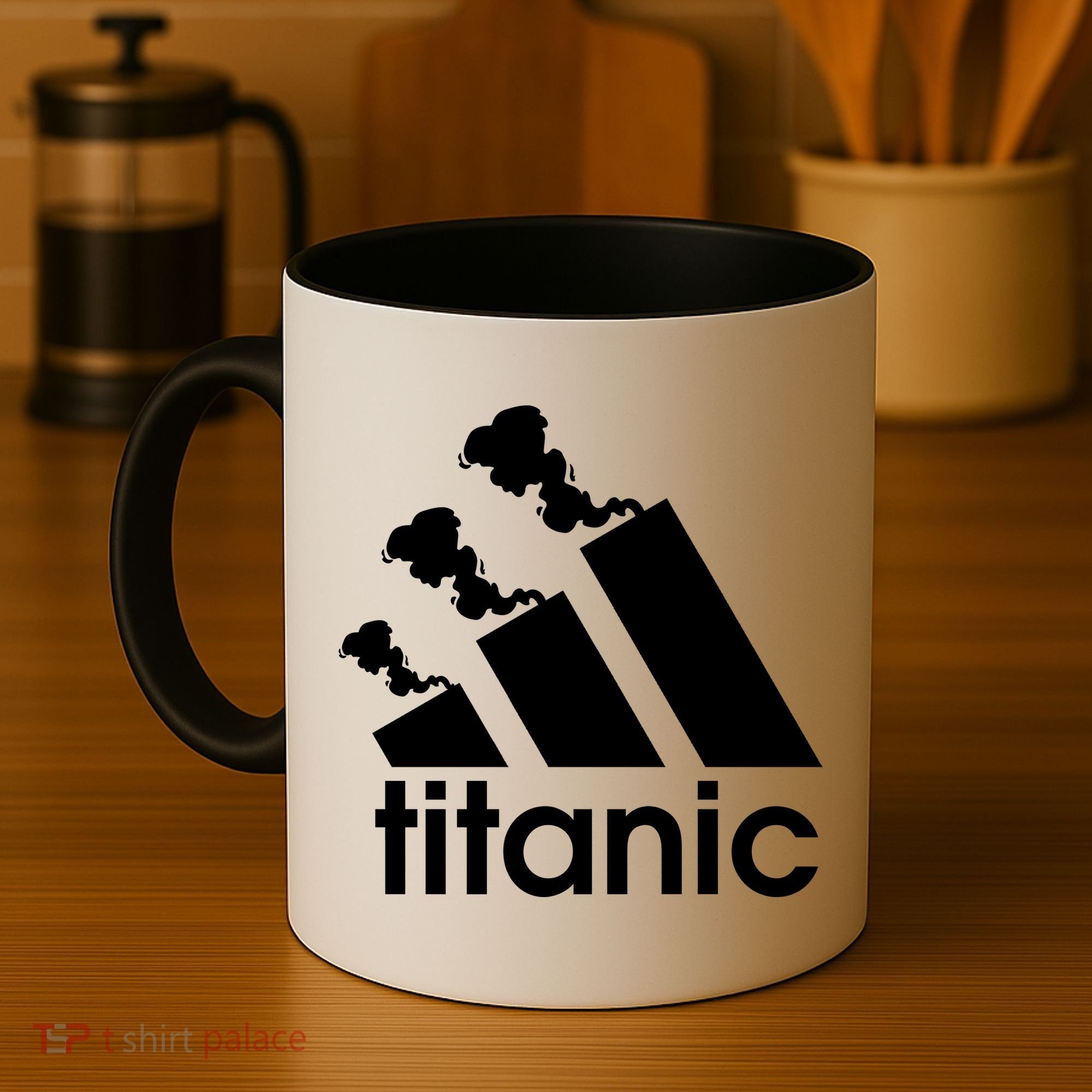 Titanic Sinking Too Soon Parody Spoof Coffee Mug