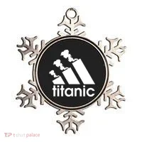 Titanic Sinking Too Soon Parody Spoof Ornament thumb 0