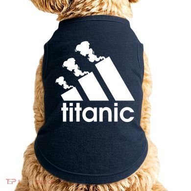 Titanic Sinking Too Soon Parody Spoof Doggie Tank