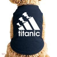 Titanic Sinking Too Soon Parody Spoof Doggie Tank thumb 0