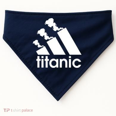 Titanic Sinking Too Soon Parody Spoof USA-Made Doggie Bandana