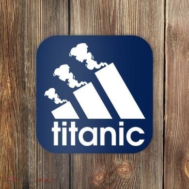 Titanic Sinking Too Soon Parody Spoof Coaster