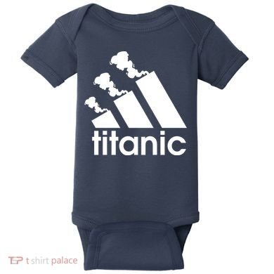 Titanic Sinking Too Soon Parody Spoof Baby Bodysuit