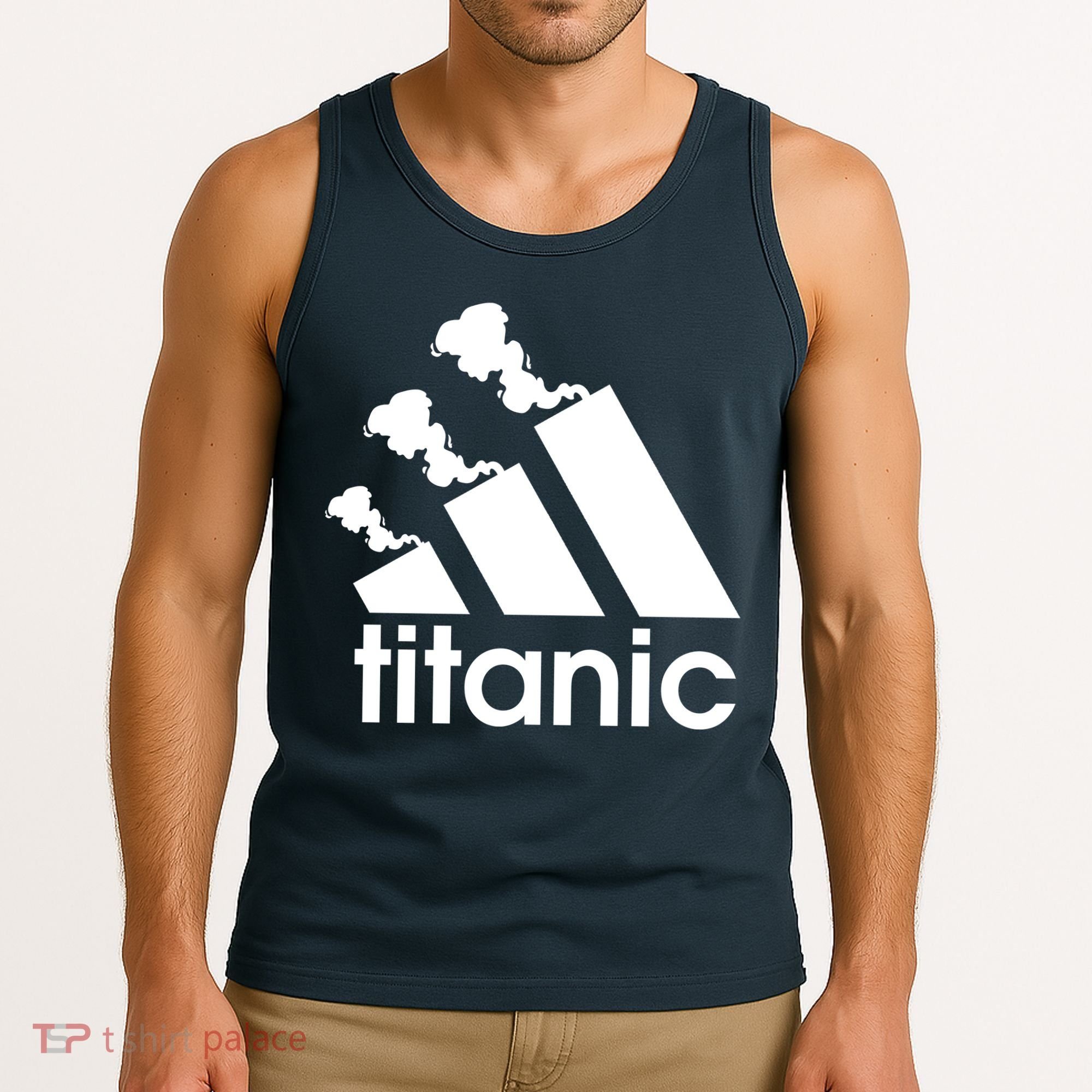 Titanic Sinking Too Soon Parody Spoof Tank Top