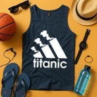 Titanic Sinking Too Soon Parody Spoof Tank Top thumb 4