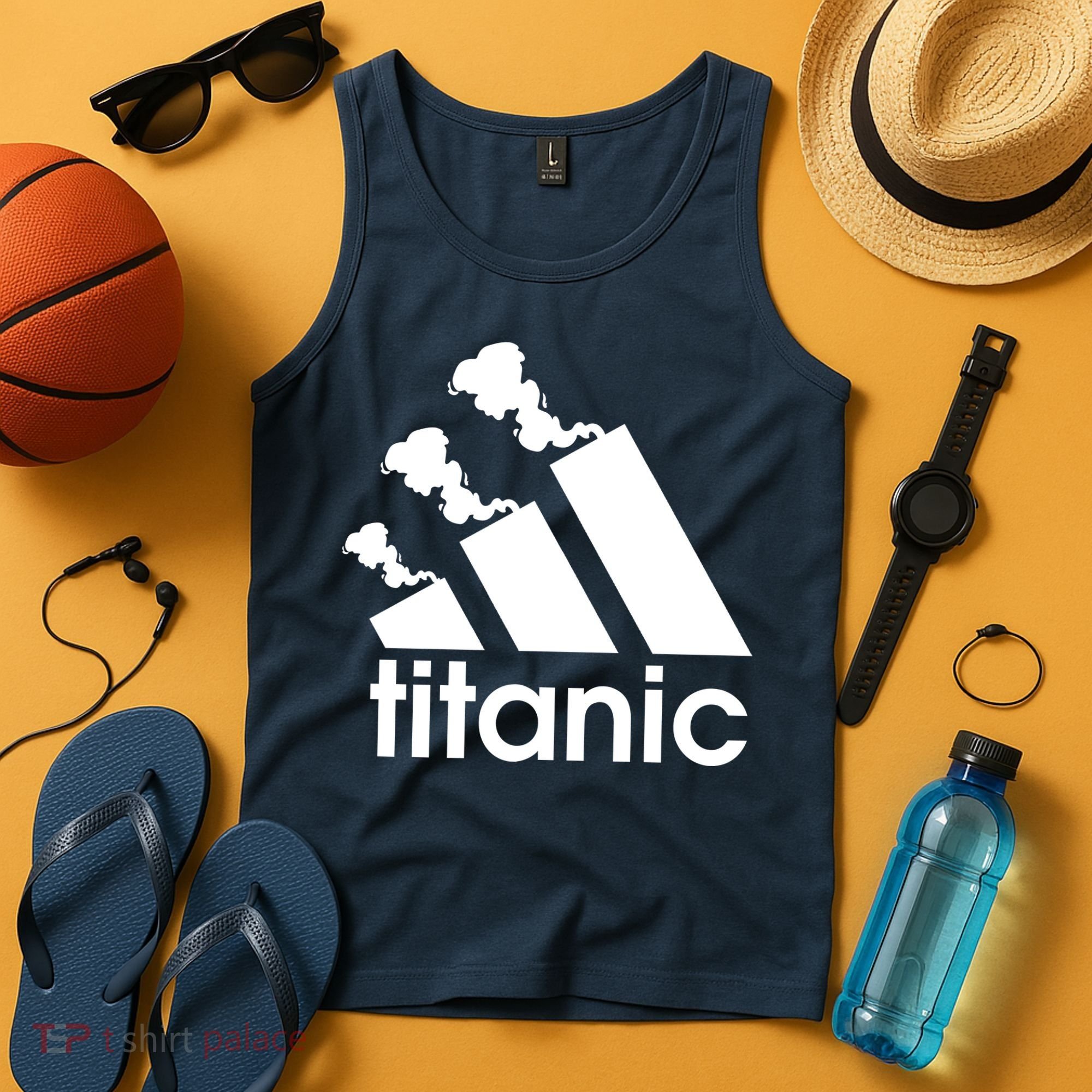Titanic Sinking Too Soon Parody Spoof Tank Top