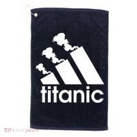 Titanic Sinking Too Soon Parody Spoof Golf Towel thumb 0