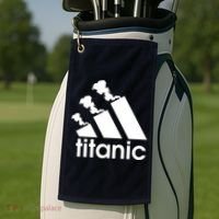 Titanic Sinking Too Soon Parody Spoof Golf Towel thumb 2